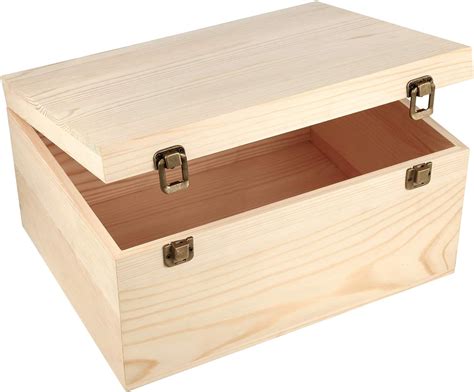 14 box with lid wood or metal|14 inch wooden boxes.